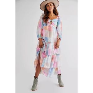 New Free People Fillyboo Aileen Smock Dress Size S